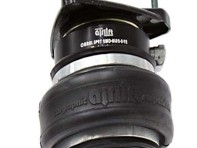AirLift lift for front axle upgrade kit by CARGRAPHIC raising the body by 55mm